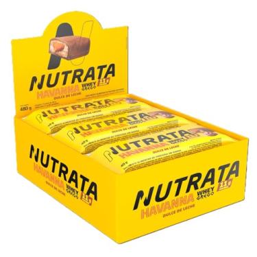 Imagem de Whey Grego Bar Caixa 12unid - Nutrata Barra de Proteina Sabor:Havanna (Doce de Leite Havanna)