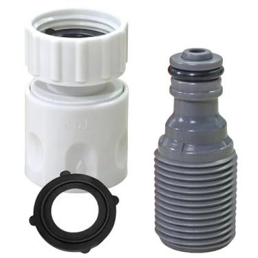 Imagem de JLM MARINE Kit de descarga externa para Mercury Suzuki e adaptador de descarga de motor de popa Yamaha