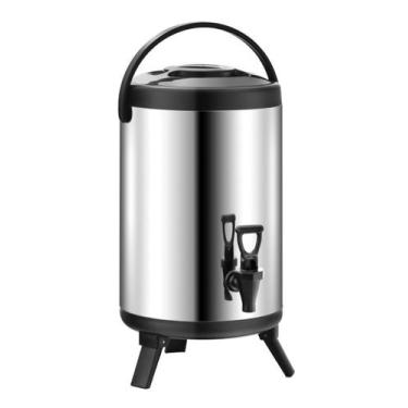 Imagem de Garrafa Térmica Botijão Café 4 Litros Inox Água Quente Frio Yab