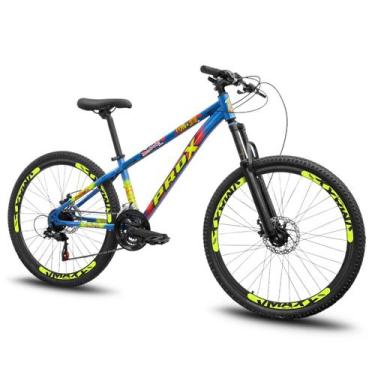 Imagem de Bike de Grau PRO-X 26 Freeride 21V Shimano Tipo Gios Viking, Azul, Ama