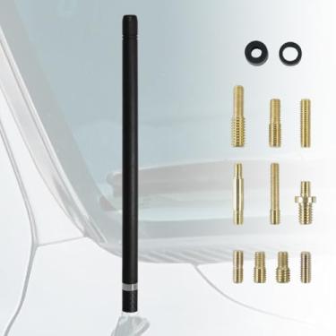 Imagem de Probox Instalação do kit de antena de borracha flexível de 21,6 cm, excelente recepção, à prova de lavagem de carro, construído para suportar o ambiente mais difícil. Encaixe universal para carros,