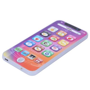 Imagem de Música Leve para Bebês, Brinquedo Infantil Brinquedo Infantil Máquina de Aprendizagem EducacionalPurple Spielzeughandy Brinquedos Musicais Celular Simulado Celular