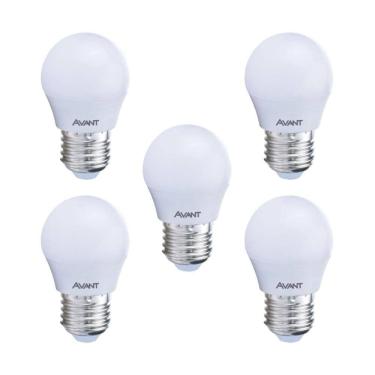 Imagem de Lâmpada Led Bolinha Avant 4W 4000K Bivolt 5 Unidades