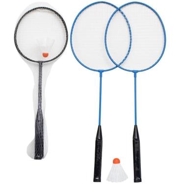 Imagem de Raquete De Badminton Com 2 Pecas + Peteca Convoy Sport Color