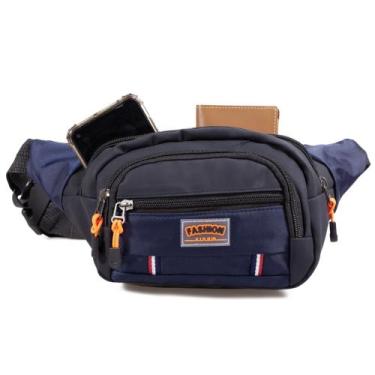 Imagem de Pochete Motoqueiro De Nylon Com 4 Bolsos E Cinto Ajustável - Use Young