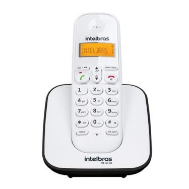 Imagem de Telefone Sem Fio Intelbras TS3110 Preto E Branco - INTELBRAS - COMUNIC