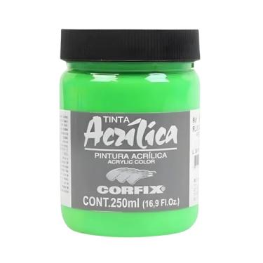 Imagem de TINTA ACRÍLICA CORFIX 250ML FLUORESCENTE AVULSO VERDE 1025