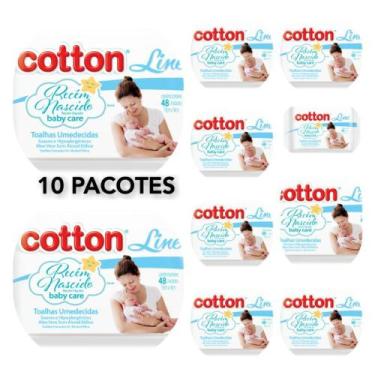 Imagem de Toalha Umedecida Recém Nascido Care 48 Lenços - 10 Pacotes  envio  ime