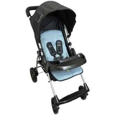 Imagem de Carrinho de Bebe para Passeio Berço Galzerano Romano Blue