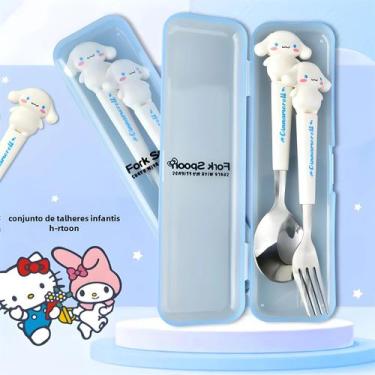 Imagem de Conjunto de Talheres Infantis Hello Kitty, Melody, Kuromi e Cinnamorol