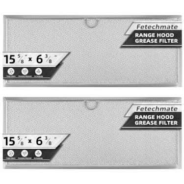 Imagem de 2-Pack 71002111 Range Hood Grease Filter fit for Jenn-air Downdraft Range 15 5/8 x 6 3/8 in Aluminum Mesh Grease Filter Replace 580029 715290 WP71002111 Y715290 Range Grease Filter_AB