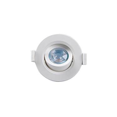 Imagem de Spot embutir taschibra redondo alltop led 5w 4000k mr16 branco