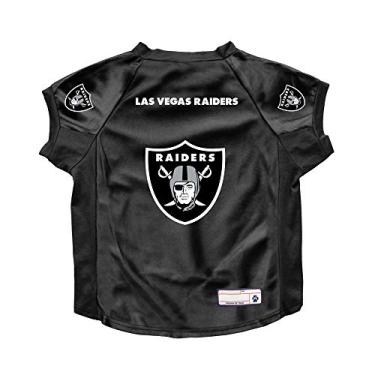 Imagem de Littlearth Camiseta elástica Las Vegas Raiders NFL para cães grandes