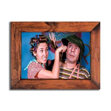 Imagem de Quadro com Moldura  - Chaves E Dona Florinda - Loja Bluff, 40x50 cm