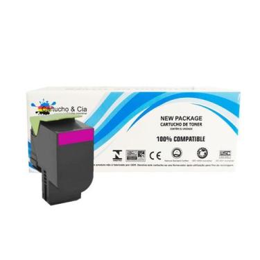 Imagem de Toner Compatível 80c8xmo Cs510 Magenta 4k - Cartucho & Cia