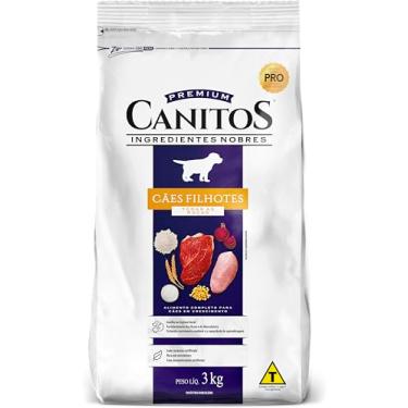 Imagem de Ração Para Cães Filhotes Canitos Premium Todas as Raças 3Kg