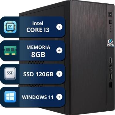 Imagem de Computador Pc Cpu Intel Core i3 SSD 120gb Memória Ram 8gb Windows 11 -