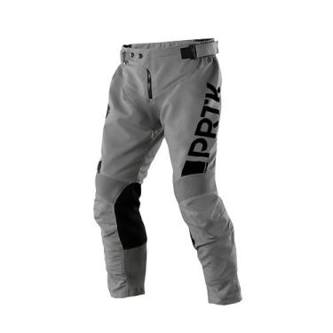 Imagem de Calça Motocross Trilha Enduro Infantil Pro Tork Sag, CINZA - PRETO, 6