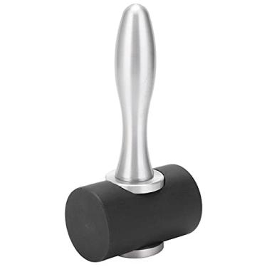 Imagem de Eacam Alumínio T Forma de Forma de Couro Martelo, Ferramenta Manual Com Martelo de Nylon Artesanato, Ideal para Perfuração de Couro e Artesanato, Design Confortável e Durável