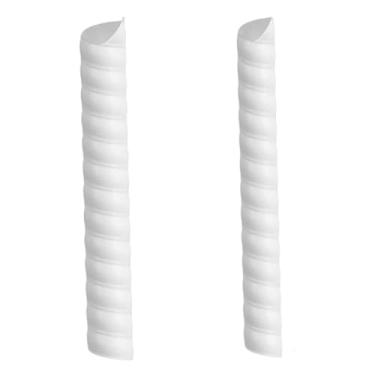 Imagem de Generic 2x Protetor de Tronco de Árvore Manga Protetora de de Árvore Mudas Tronco Envoltório Protetor de Planta, Branco