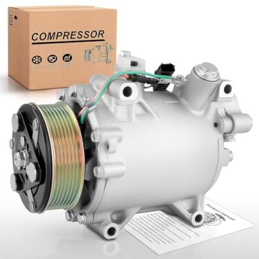 Imagem de Dacall Compressor de ar condicionado AC com embreagem para Honda CR-V 2.4L (2007-2014), Civic 2.4L (2012-2015) para Acura ILX 2.4L (2013-2015), Acura RDX 2.3L (2007-2012). Substitua 38810-RX000 -A01