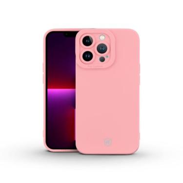 Imagem de Case Capa Capinha Silicon Cloud para iPhone - Gshield, Rosa iPhone 13 