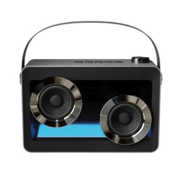 Imagem de Caixa de Som Portátil Bluetooth, 40W, 2 Microfones para Karaokê, Bateria 8000mAh