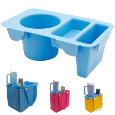 Imagem de Novo acessório de bandeja de topo para bolsa Bogg pequeno, médio grande, adequado para copo Stanley, divisor de telefone e organizador para bolsa Bogg de todos os tamanhos, bolsas de praia à prova