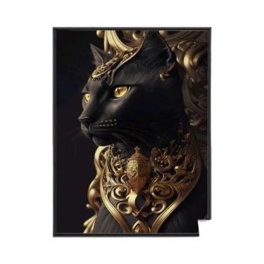 Imagem de Pôster Vintage de Leão, Tigre e Onça - Arte de Parede para Quarto e Es