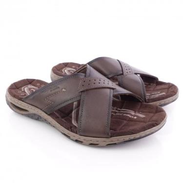 Imagem de Chinelo Masculino Pegada 131661-03, Marrom, 40