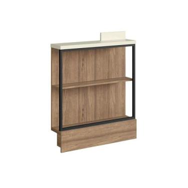 Imagem de Balcão de Cozinha com Prateleira 100% MDF, Herval Ten, Off White e Lou