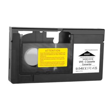 Imagem de Generic Adaptador de cassete VHS C 12 mm Svhs Svhs-c para VHS Fitas VHS VHS para conversão digital para filmadoras Não adequado para Minidv/Hi8