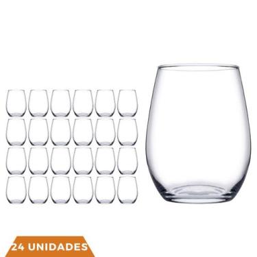 Imagem de Copo Vidro Redondo Transparente Duravel 440ml Amber - 24 Un - PASABAHÇ