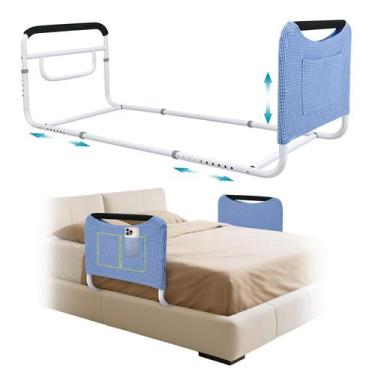 Imagem de Barra Bed Rail Mybow Double U para segurança médica na cabeceira
