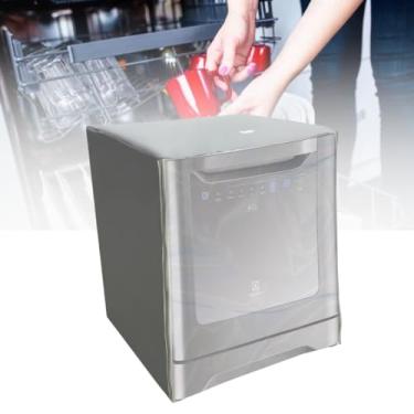 Imagem de CAPA PARA LAVA LOUÇAS ELECTROLUX 8 SERVIÇOS TRANSPARENTE (CINZA)
