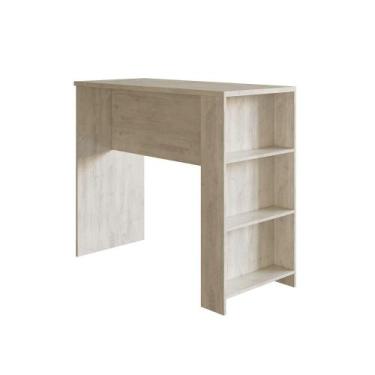 Imagem de Bancada Luna Multifuncional 3 Prateleiras Fixas - Casajá, CREMA