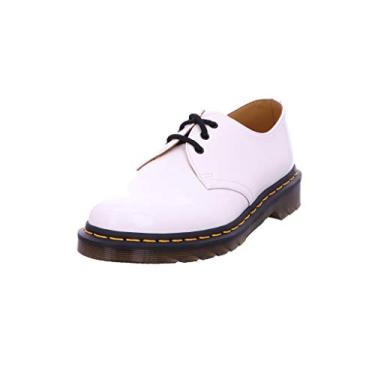 Imagem de Dr. Martens Oxford feminino 1461, Lâmpada branca patenteada, 39