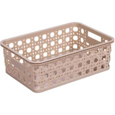 Imagem de Cesta Organizadora 16X23 Palha 2L A1 - Plasutil