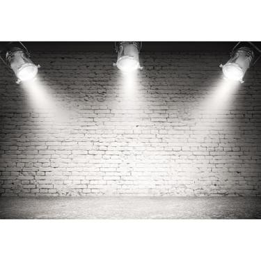 Imagem de Baocicco 1,5 x 0,9 m, holofotes de fundo de palco, cinza, parede de tijolo, cimento, decoração de circo, apresentações, apresentações, crianças, adultos, retrato, blogueiro, estúdio, vídeo, cortinas