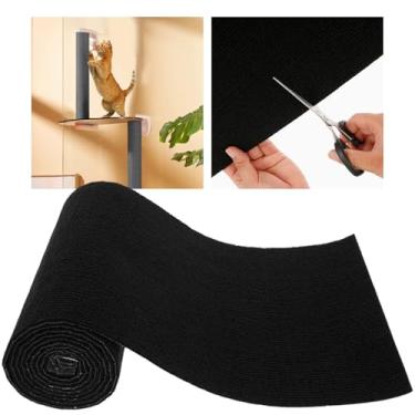 Imagem de LCZNXJJY Tapete para arranhar gatos, protetor de sofá de gato, autoadesivo, 29 x 192 cm, raspador de gato para escalada, almofada de arranhar para gatos, substituição para prateleira de árvore de gato