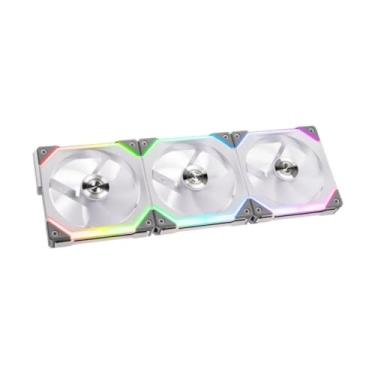 Imagem de Kit 3 Fans Lian Li Uni Fan SL Wireless 120 ARGB Branco