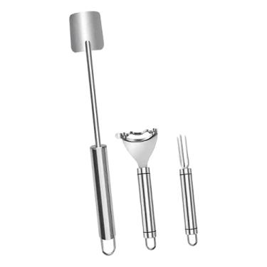 Imagem de FytStycale Descascador de milho em aço inoxidável, descascador de espigas de milho, portátil, presentes, debulhador, acessório prático multifuncional, utensílio, Style a Set