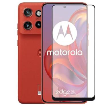 Imagem de [GL CASES] Película Moto Edge 50 NEO Vidro Temperado Anti Risco 3D 9H Proteção Pelicula Motorola Moto Edge 50 NEO Com Cobertura Total Da Tela + Kit Limpeza Para Aplicação Livre De Bolhas
