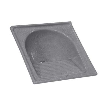 Imagem de Tanque Marmore Sintetico Granitado Nº1 60X60cm Cinza