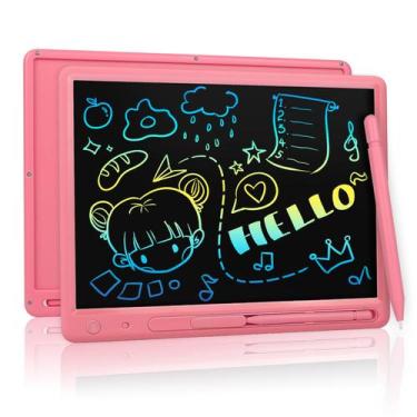 Imagem de Tablet de escrita LCD Aricvort de 15 polegadas colorido para crianças