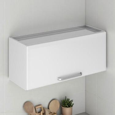 Imagem de Armário de Cozinha em Aço para Geladeira 1 Porta Horizontal Basculante