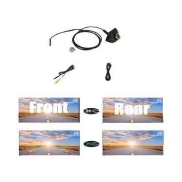 Imagem de Câmera De Ré Universal HD À Prova d'Água Com Ângulo Amplo Para Monitor