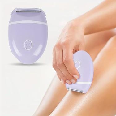 Imagem de Mini aparador de pelos corporais para homens e mulheres, aparador de viagem para costas lisas, linhas de biquíni e axilas - presente moderno para feriados, aniversários, dia dos namorados, dia dos