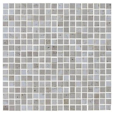 Imagem de Pastilha De Pedra Natural Travertino 1,5x1,5 Placa 30x30cm - 1314004006