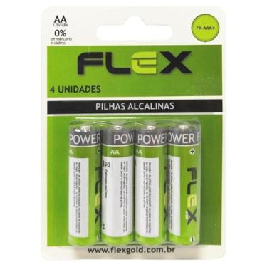 Imagem de Pilha Alcalina Flex AA - Cart c/4 un